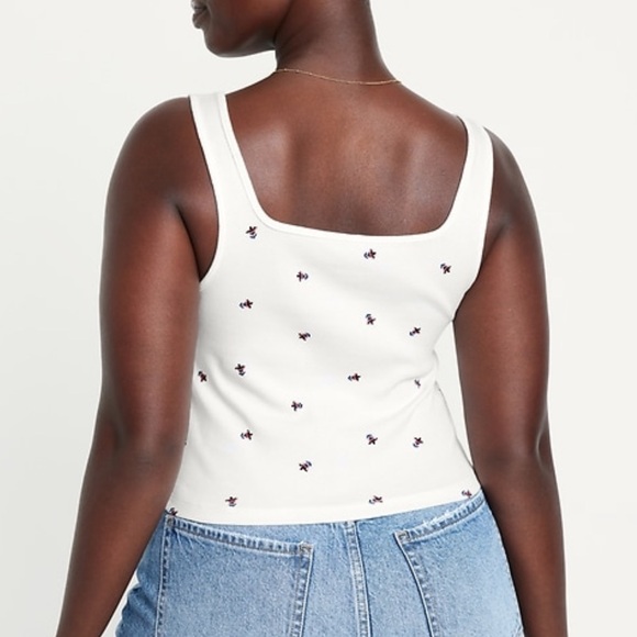 NWT- Old Navy - XL, XXL & 2X. Rib Crop Tank - Picture 2 of 8